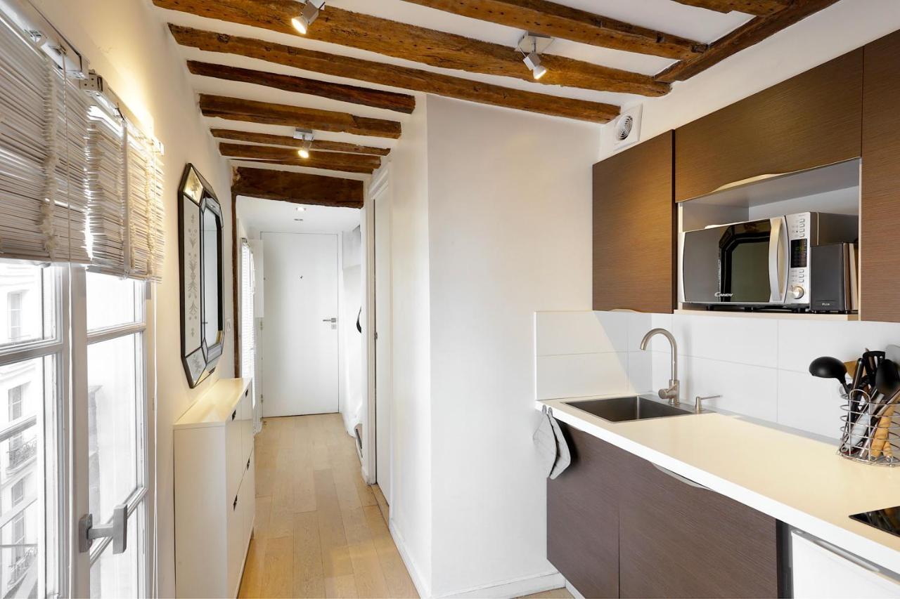 Apartament Habitat Parisien - 1Br-1Ba - Duplex Louvre Museum Zewnętrze zdjęcie